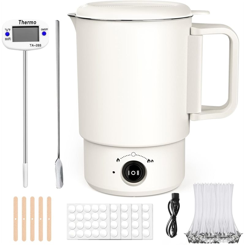 Candle Making Jars - A47U Electric Wax Melting Pot Kit