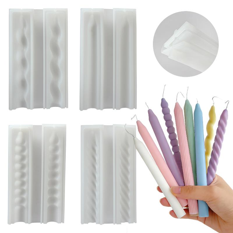 Candle Making Course - Long Spiral Silicone Candle Mold DIY
