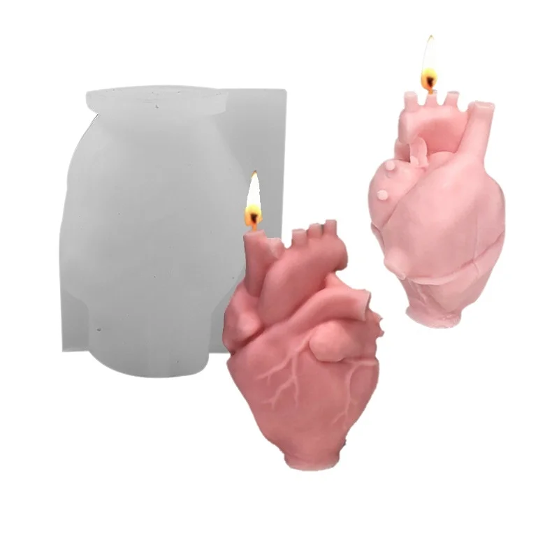 Candle Making Diy Kit - DIY Human Heart Silicone Candle Molds