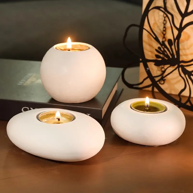 Candle Making Jars - Tealight Candle Holder Resin Silicone Mold,