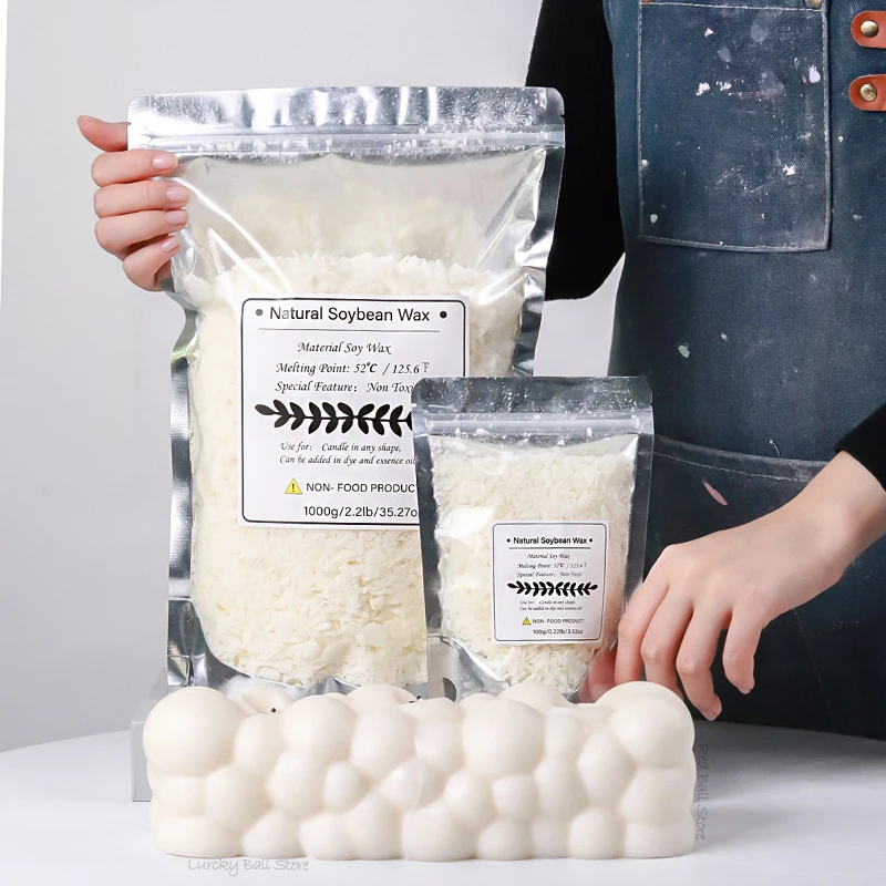 1000g 500g 250g 100g Natural S - огляд і ціна Candle Making Diy Kit