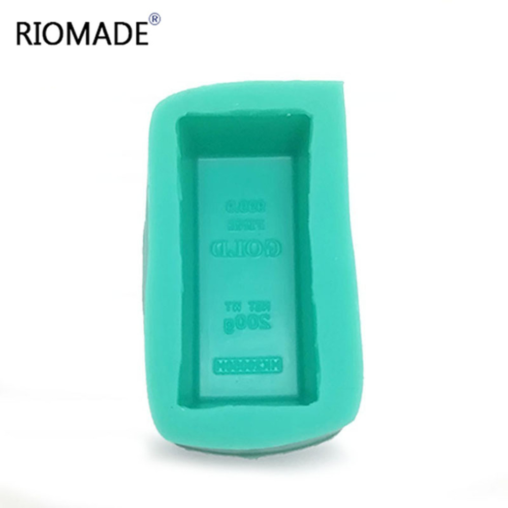 Gold Brick Shape Silicone Mold - огляд і ціна Candle Mold Silicone