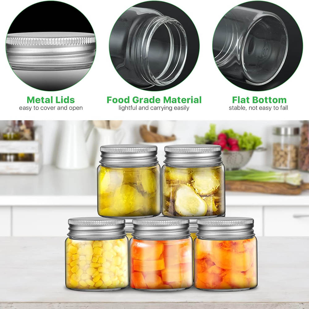 2oz Mini Mason Jars, Wide Mout - огляд і ціна Candle Making Glass Jars