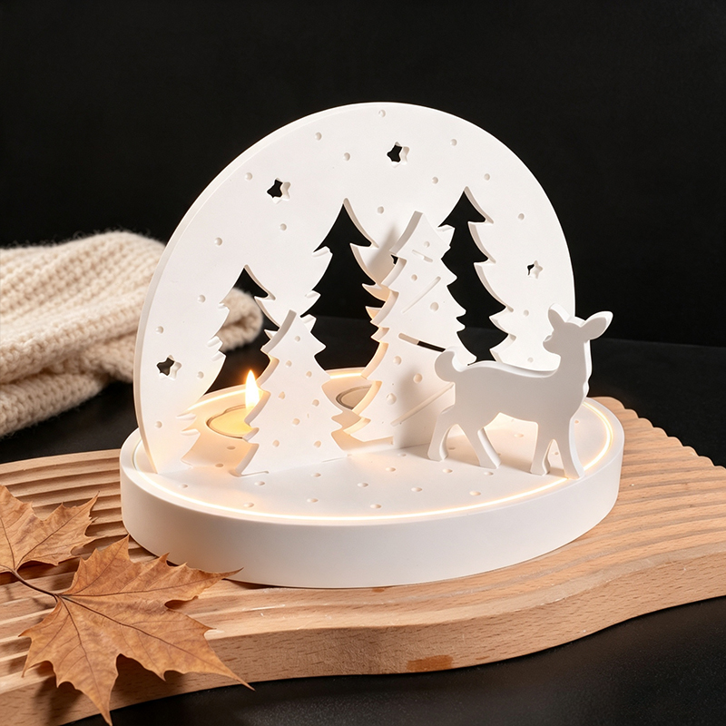 Christmas Elk Tealight Candle  - огляд і ціна Candle Mold Silicone