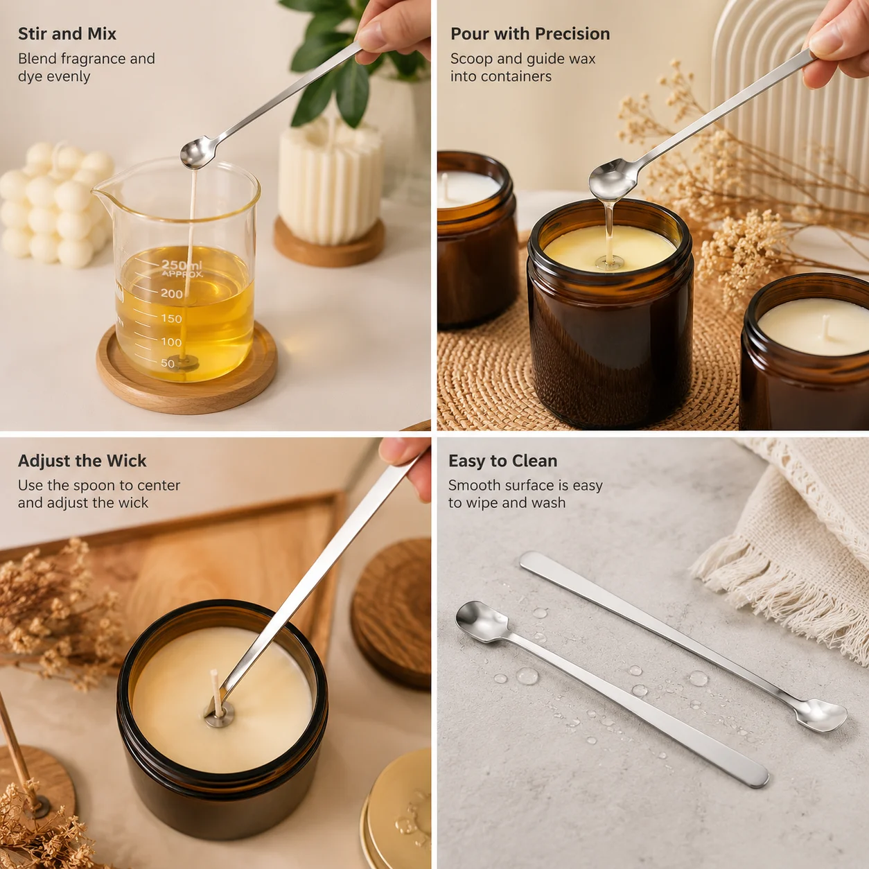 1/2PCS Stainless Steel Candle  - огляд і ціна Candle Making Course