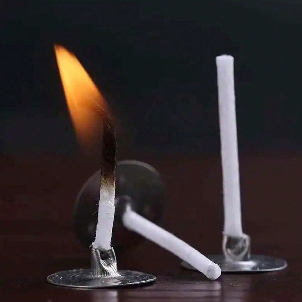 100pcs Candle Wick with Base S - огляд і ціна Candle Making Glass Jars