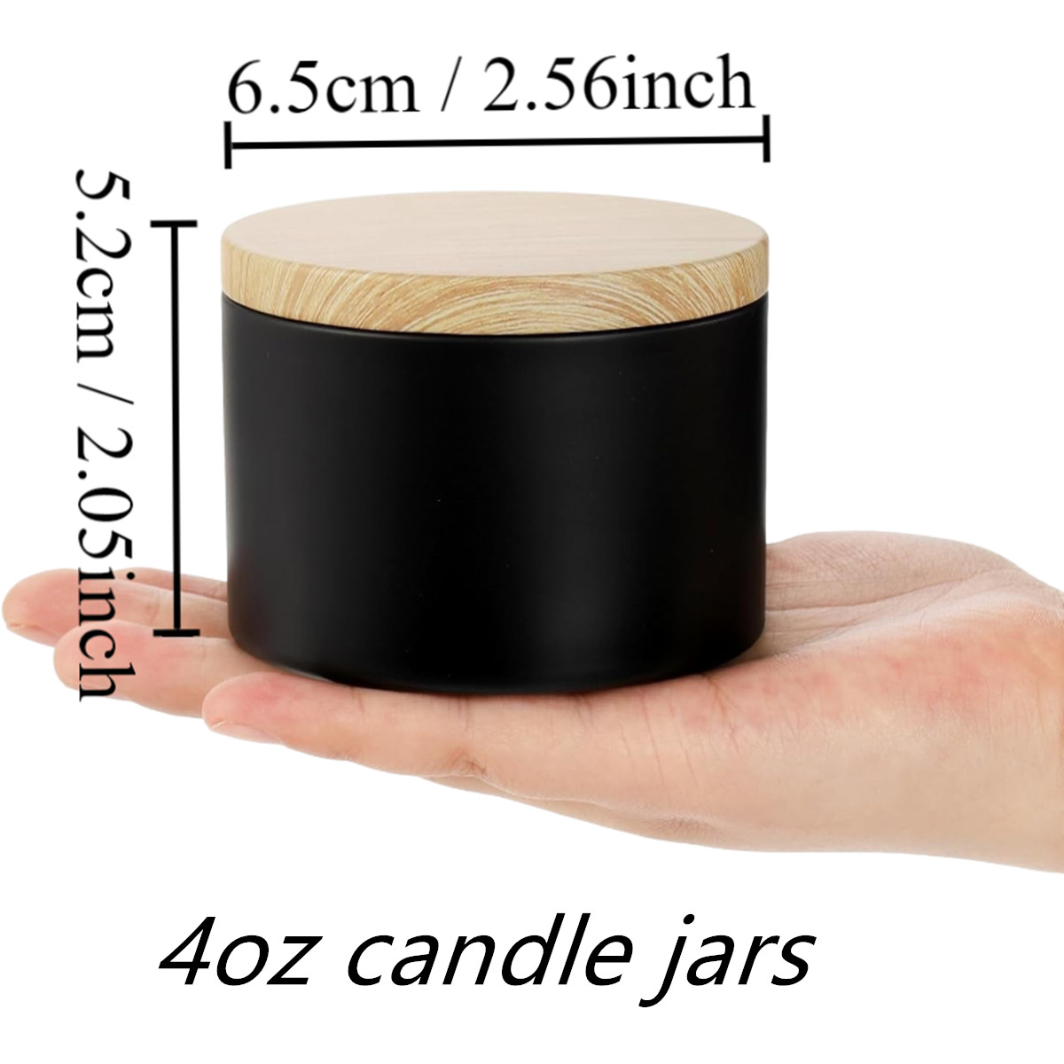 12pcs 4oz Candle Tins With Lid - огляд і ціна Candle Making Glass Jars
