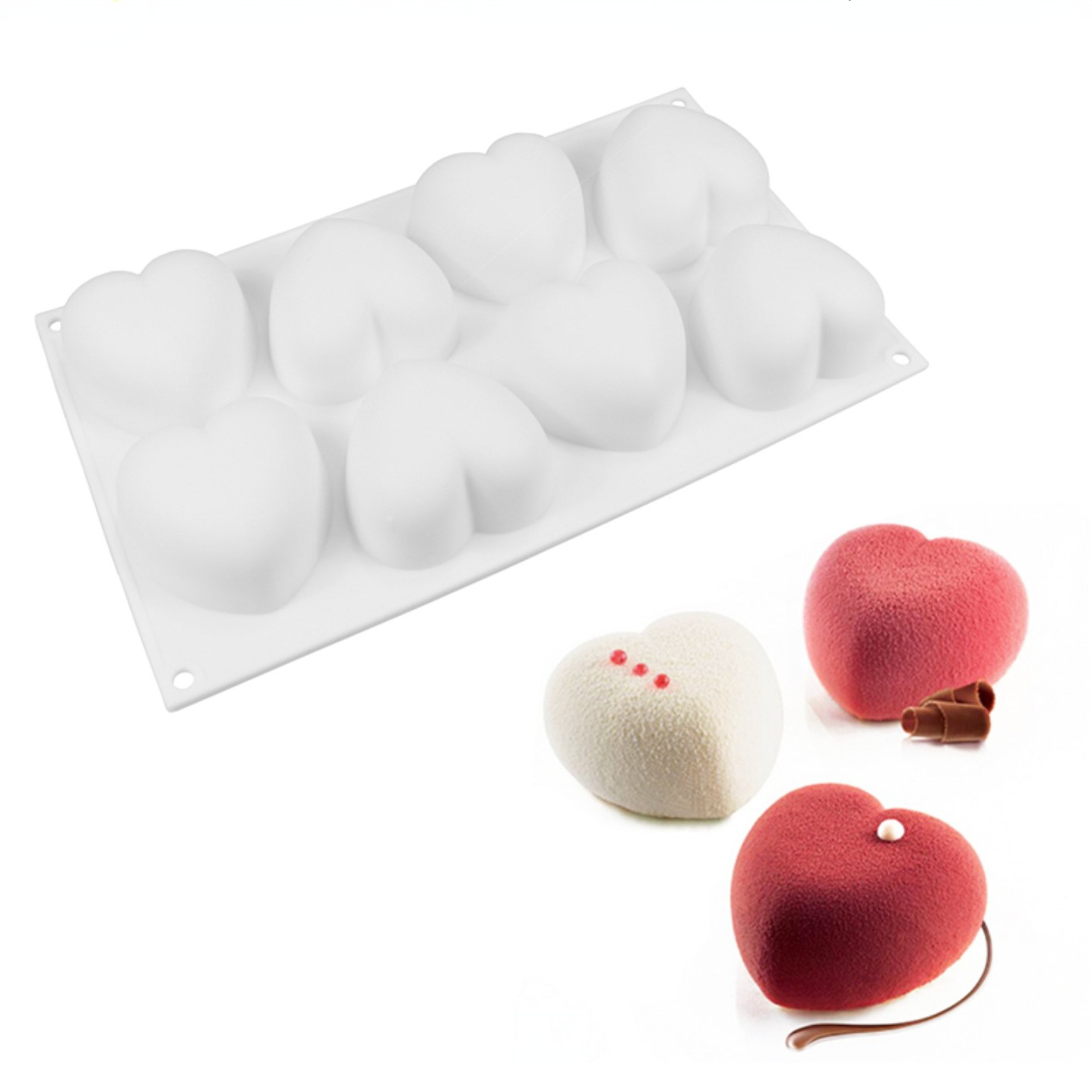 Love Heart Silicone Soap Mold  - огляд і ціна Candle Making Easy