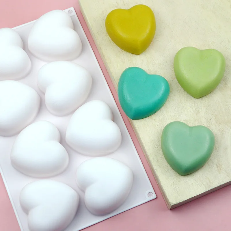 Love Heart Silicone Soap Mold  - огляд і ціна Candle Making Easy