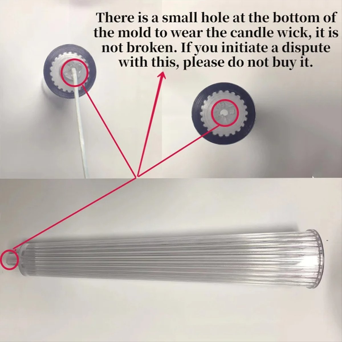 *ABAB Striped Long Pole Column - огляд і ціна Candle Making Diy Kit