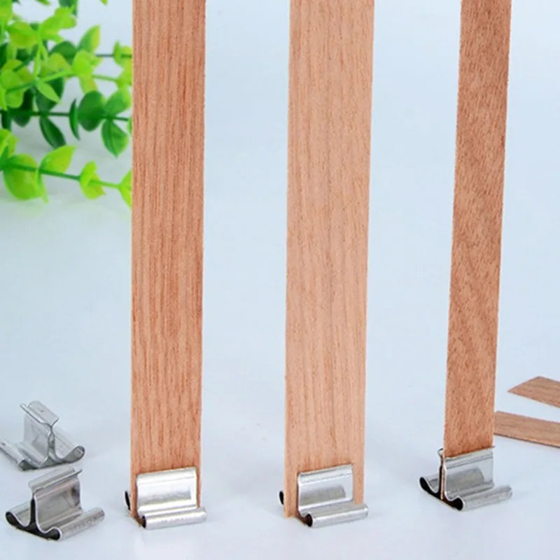 50/100 set wooden candle wicks - огляд і ціна Candle Making Jars