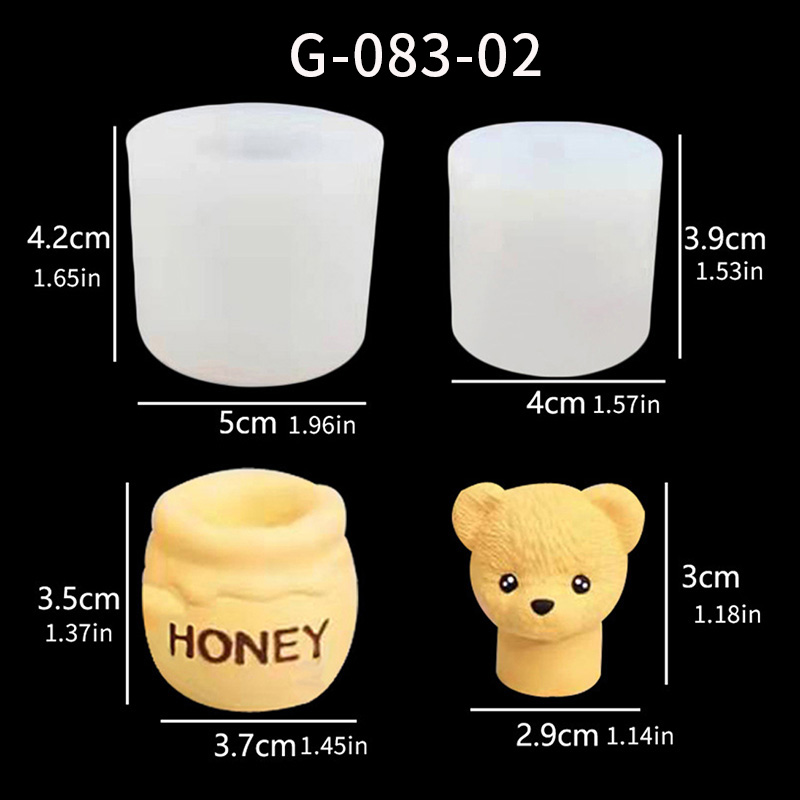 1 Piece, Teddy Bear Aromathera - огляд і ціна Candle Making Jars