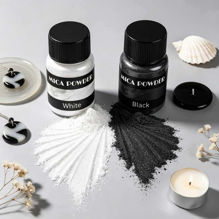 2/24 color metal pigment powde - огляд і ціна Candle Making Diy Kit
