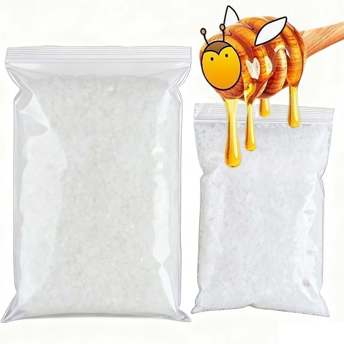 200g-1000g White Beeswax Pure  - огляд і ціна Candle Making Course