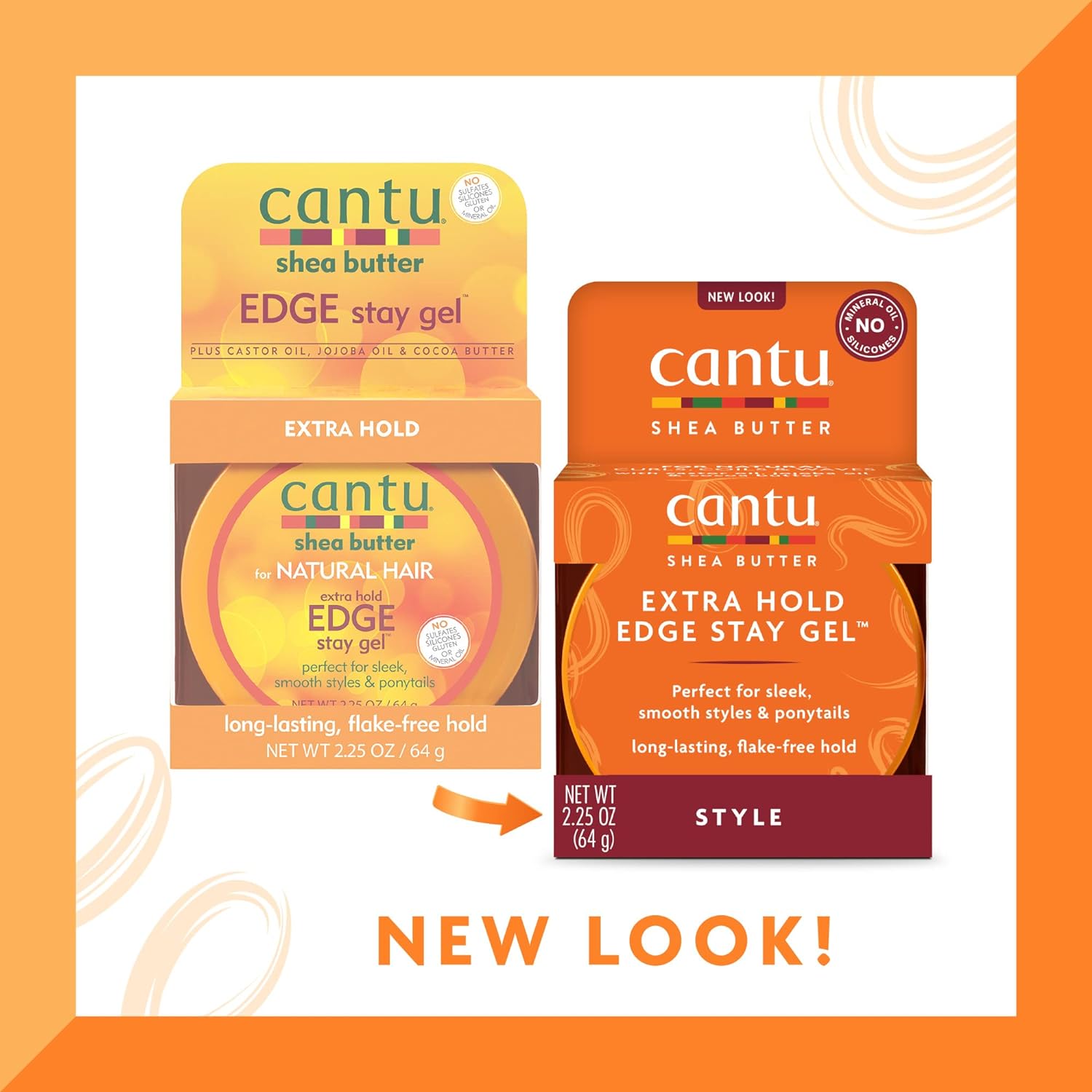 Cantu Edge Gel Shampoo & Condi - огляд і ціна Coconut Wax Flake
