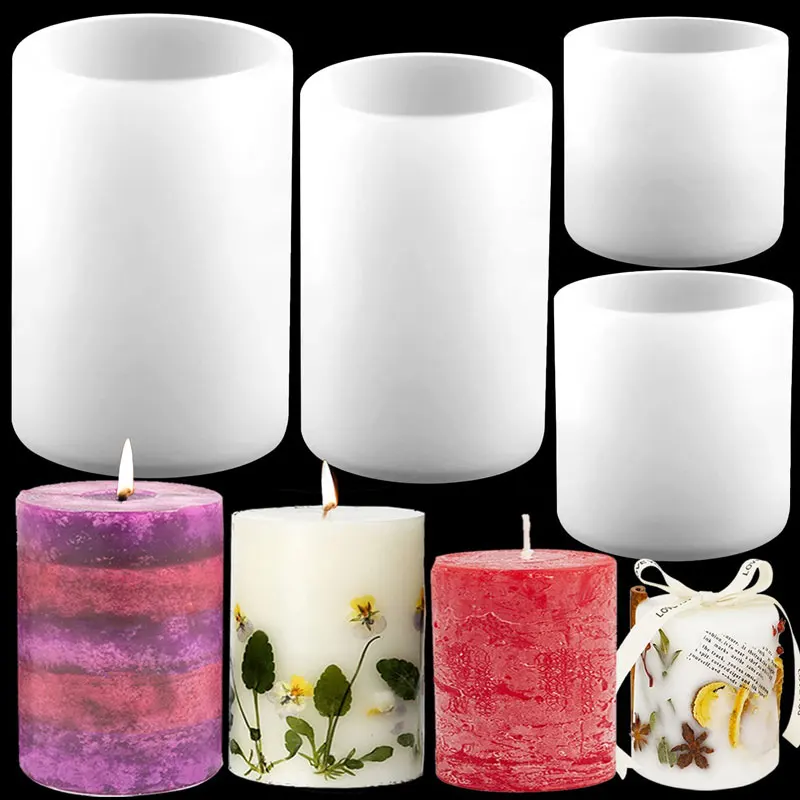 Cylinder Silicone Candle Molds - огляд і ціна Candle Making Course