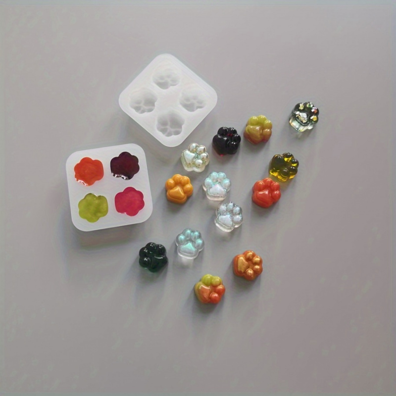 1Cat Paw Pattern Silicone Mold - огляд і ціна Candle Making Diy Kit