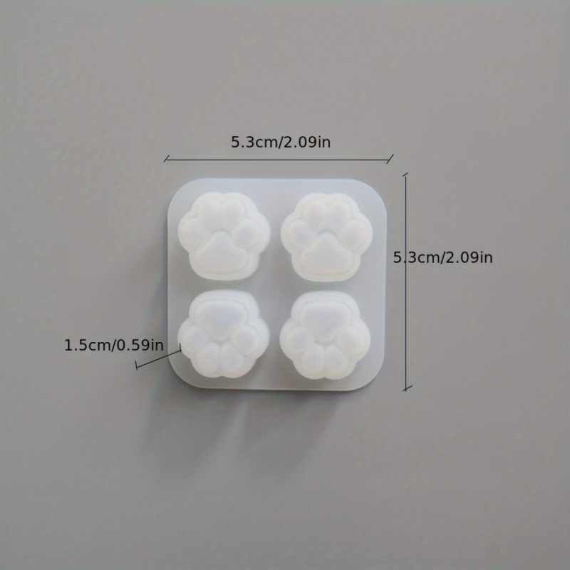 1Cat Paw Pattern Silicone Mold - огляд і ціна Candle Making Diy Kit