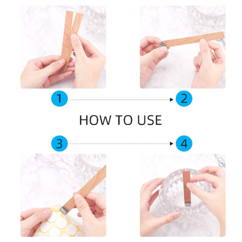 30pcs Wooden Candle Wicks Cand - огляд і ціна Candle Making Jars