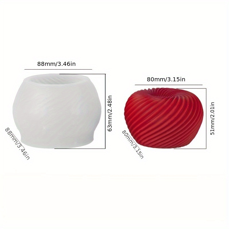 A trendy red apple silicone mo - огляд і ціна Candle Making Easy
