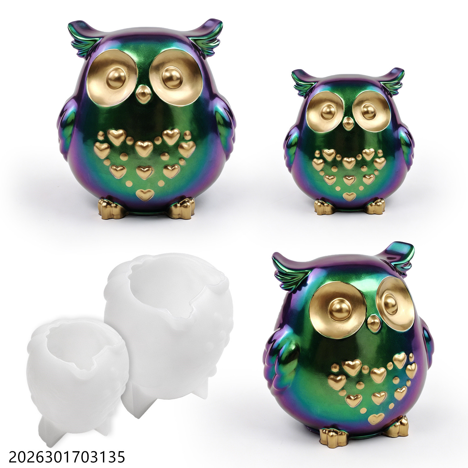 Owl Silicone Mold 3D Bird Shap - огляд і ціна Candle Making Diy Kit