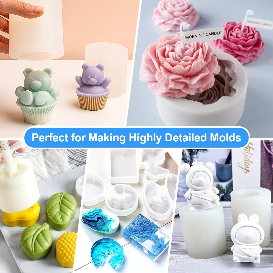 Silicone Mold Making Kit, 38.8 - огляд і ціна Candle Making Easy