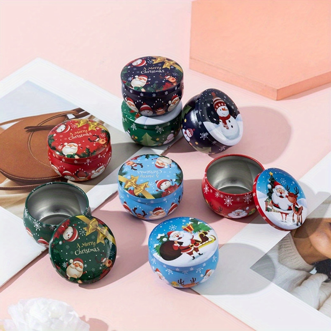 10 Pcs Festive Christmas Candl - огляд і ціна Candle Making Jars