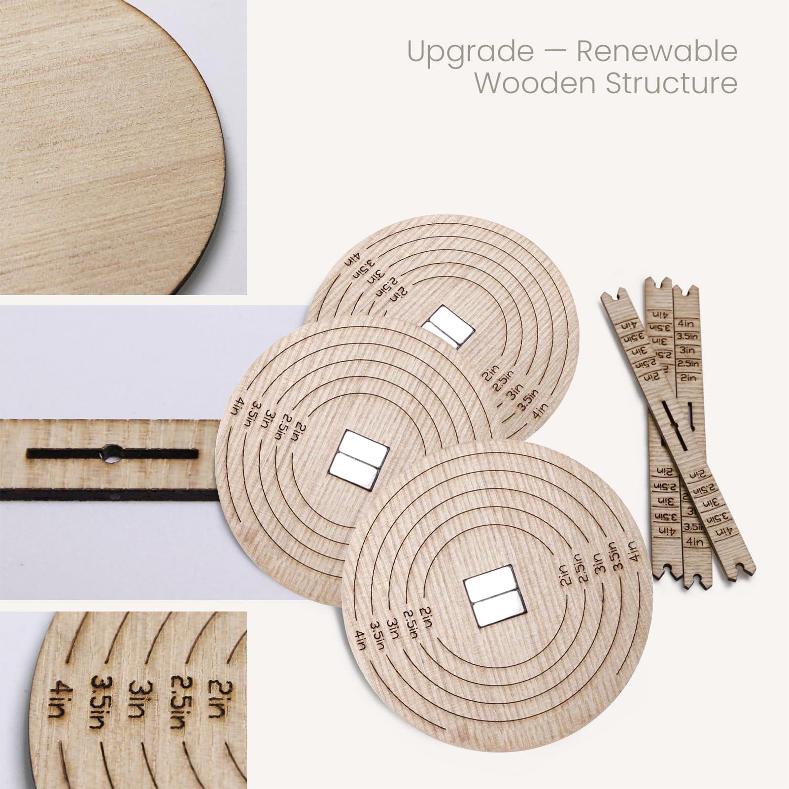2Pcs Wick Centering Tool Woode - огляд і ціна Candle Making Homewood